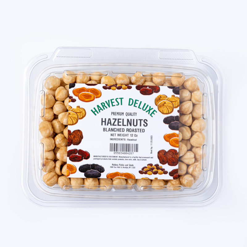 Hazelnuts Blanched Roasted 20 x 12 oz