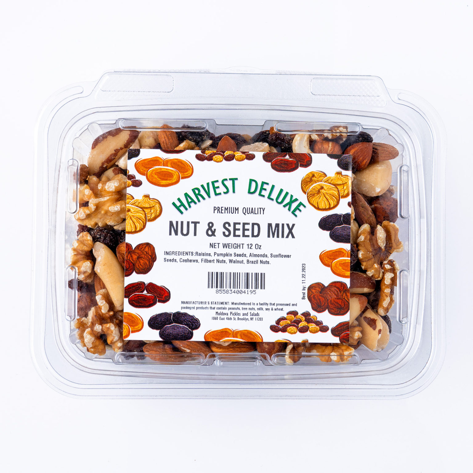 Nut and Seed Mix 12 oz x 20 Moldova Pickles and Salads